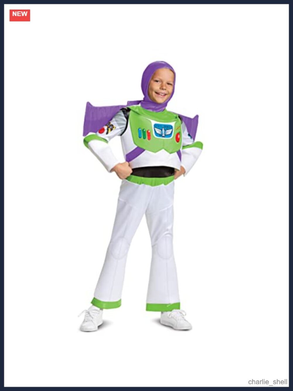 Toy Story 4 Buzz Lightyear Kids Costume, 100% Polyester, Size Small 4-6
